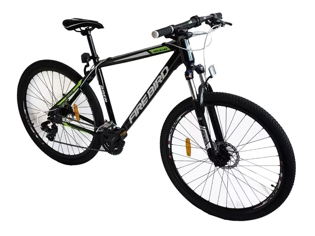 Bicicleta negra y verde, premio del sorteo